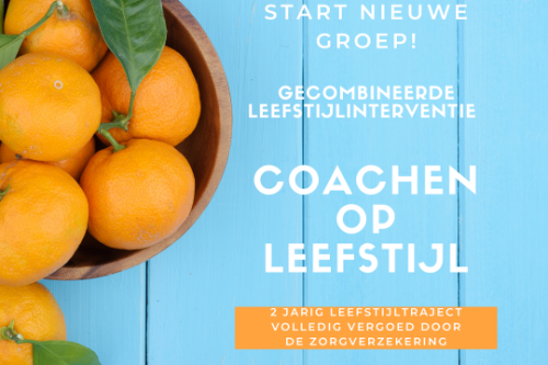 Coachen op leefstijl, nieuwe groep start in september